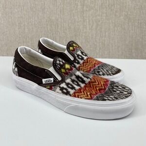 Vans Multicolor Patterned Slip-On Sneakers
